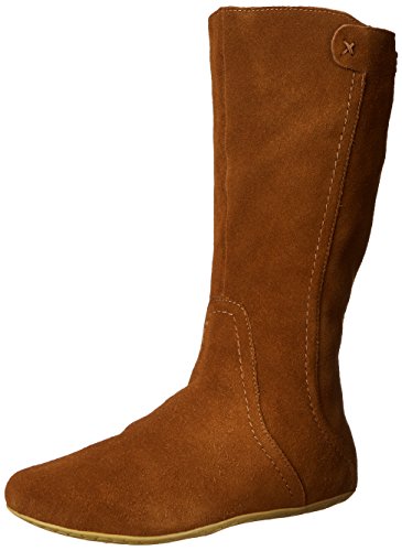 Vivobarefoot Women's Ella Mid Calf Camel Suede Boot