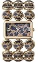 Betsey Johnson Women's  Heart Of Gold Collection Leopard Print Watch #BJ4133