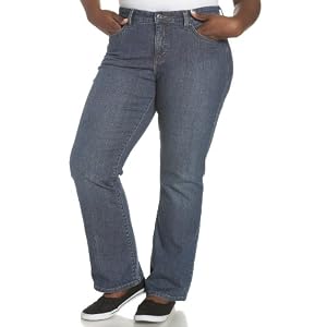 Levi's 512 Ladies Plus Perfectly Shaping Boot Cut Jean with Tummy-Slimming Panel