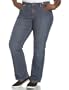 Levi's 512 Women's Plus Perfectly Shaping Boot Cut Jean with Tummy-Slimming Panel, Antique, 24W Medium