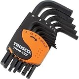 トラスコ中山:TRUSCO 六角棒レンチセット ショートタイプ 12本組 TRRS-12S 型式:TRRS-12S