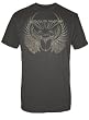 Journey Distressed Tour Scarab Adult T-Shirt in Charcoal