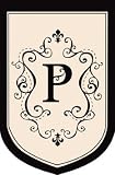 Monogram Garden Flag - P