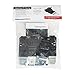 HellermannTyton 151-01670 Ratchet P Clamp, 0.24"-0.54" Bundle Dia, 180? Short Length, 0.256" Hole Dia, PA66HIRHSUV, BK, 5/Bag