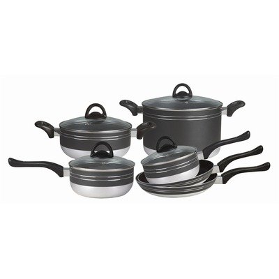 Ragalta 13 Piece Black Stainless Aluminum Nonstick Cookware Set Glass Lids - Ragalta RCW-010 product image