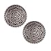 Metal Button 1'' Cordes Antique Silver By The Package