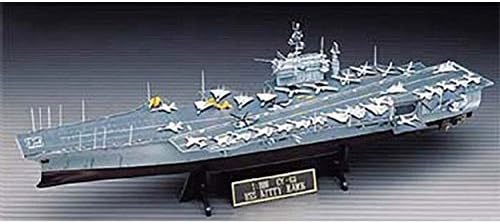 1/800 U.S.S. CV-63 KITTY HAWK AIRCRAFT CARRIER 14210 MODEL KIT+ WORLDWIDE by Academy Plastic
