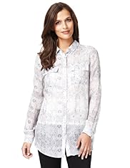 Autograph Pure Silk Animal Print Blouse