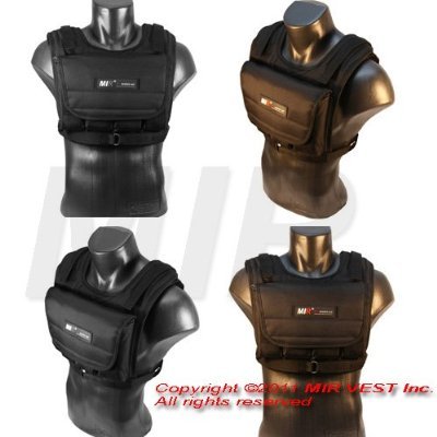 (Weekly Sale) MiR MV 20LBS Adjustable Weighted Vest (WEIGHTS INCLUDED. For both men and women.One size fits all.)