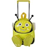 Bee Baby Cie Figural Back Pack Rolling Trolley, retractable handle and outside pockets