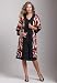 Roamans Plus Size Swirl-Print Jacket and Empire Waist Dress