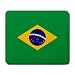 Brazil Flag Mouse Pad
