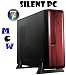 Design Slim PC mit Intel Atom D525 (neue Version) DualCore 2x 1,8Ghz, 2GB DDR3 RAM, 250GB Festplatte, Grafik Intel GMA X3150, 20x DVD-Brenner, GigaLAN, Sound, Windows 7