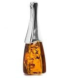 Certified Genuine Premium Quality Amber High End Polished Finish Sterling Silver Stylish Contemporary Pendant