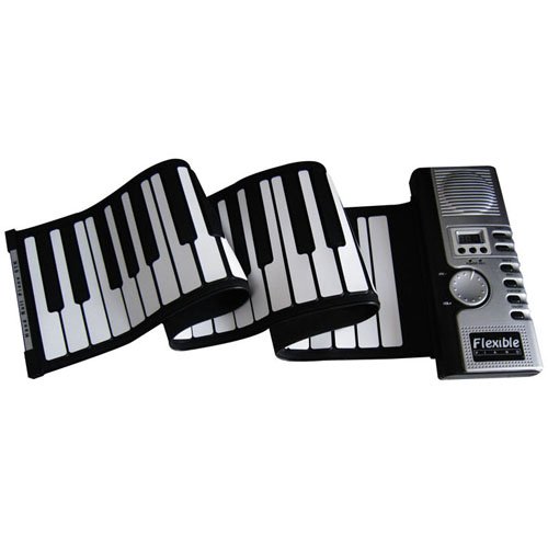 Thickened Mini 61 Keys Portable Roll Up Piano - Cool Musical Instruments product image
