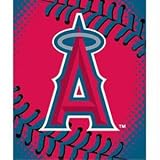 Anaheim Angels Royal Plush Raschel MLB Blanket (Big Stitching Series) (60x80)