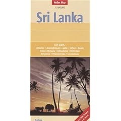 Sri Lanka 1 : 500 000 Nelles Map: City maps: Colombo, Anuradhapura, Galle, Kandy, Dalada Maluwa, Hikkaduwa, Mihintale, Negombo, Polonnaruwa, Unawatuna