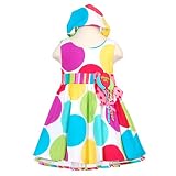Bonnie Baby Large Dots Birthday Dress with Headband