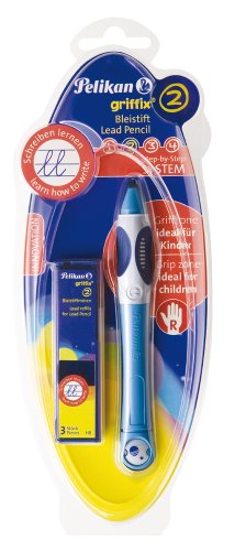 Pelikan 960799 – Bleistift Griffix für Rechtshänder blau