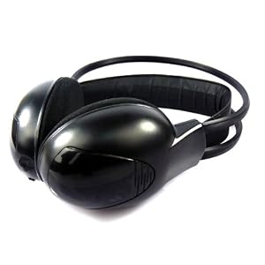 Wireless Rf transmitter Fm Headphones for TV VCD PC MP3 MP4 CD DVD Ipod w/ 3.5mm to 2.5mm adapter