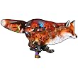 Sly Fox Shaped Jigsaw Puzzle by Dennis Rogers 1000pc