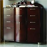 Opus Designs 756-10-211 Aura Ten Drawer Chesser in Merlot