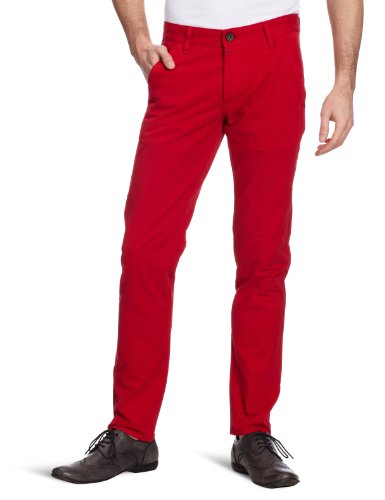 JACK & JONES Herren Hose 12056624, Gr. 34/34 , Rot (TRUE RED) Preisvergleich