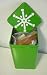 Christmas Holiday Tin filled with 1 Dozen Pieces GINGERBREAD Biscotti