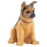 German Shepherd Porcelain Figurine