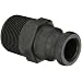 Banjo 125F Polypropylene Cam & Groove Fitting, 1-1/4" Male Adapter x NPT Male