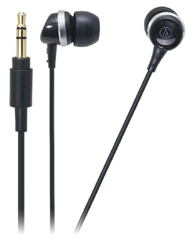 audio-technica ネックストラップ一体型インナーイヤーヘッドホン ATH-CK300NS BK
