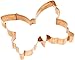 Old River Road Butterfly Shape Cookie Cutter, Copper