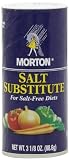 Morton Salt Substitute, 3.12-Ounce (88.6g) (Pack of 6)