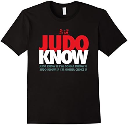 Men's Judo Know T-Shirt XL Black
