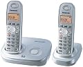 Panasonic Dect 6.0 Expandable Digital Cordless Phone - Dual Handset System (KX-TG6312S)