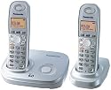 Panasonic Dect 6.0 Expandable Digital Cordless Phone - Dual Handset System (KX-TG6312S)