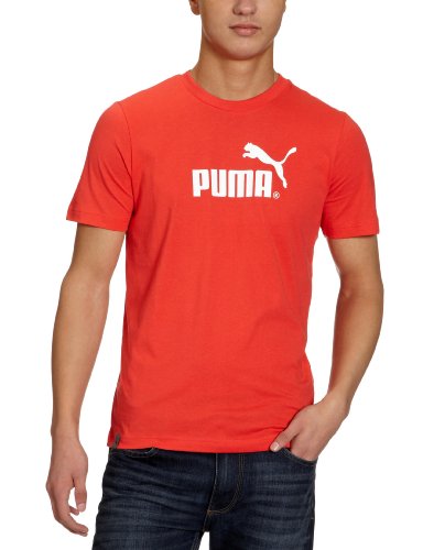 PUMA Herren T-Shirt Large Logo, bittersweet-white, XL, 817025 21 Preisvergleich