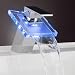 LightInTheBox Modern Single Handle Waterfall Bathroom Vanity Vessel Sink LED Faucet, Chrome