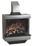 Dimplex EWM-SS Symphony Stainless-Steel Wall-Mounted Electric Fireplace