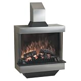 Dimplex EWM-SS Symphony Stainless-Steel Wall-Mounted Electric Fireplace by Dimplex