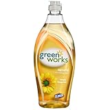 Greenworks  Natural Dishwashing Liquid Simply Tangerine, 22-Fluid Ounce Bottles(Pack of 12)