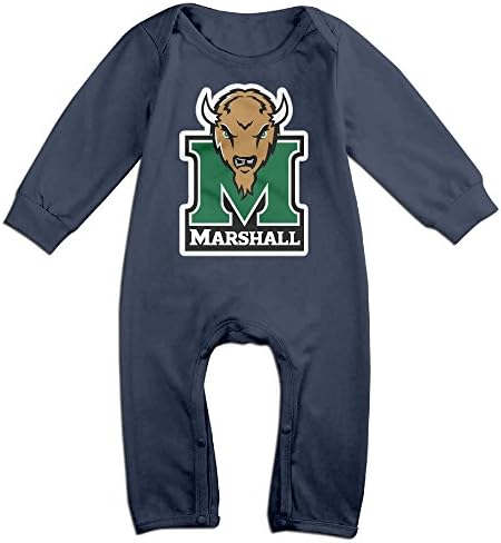 YOUD Newborn Marshall University Thundering Herd Long Sleeve Climbing Clothes 12 Months