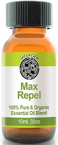 Mosquito Repellent 100% Natural Organic Blend "MAX REPEL" Serum of Non Toxic Essential Oils helps Repel Mosquitoes and other insects.
