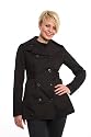 "VILA" DAMEN REGENMANTEL REGENJACKE AUS BAUMWOLLE, 
SCHWARZE
