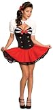 Naval Pin Up Costume, Red, Medium Picture