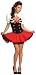 Naval Pin Up Costume, Red, X-Small