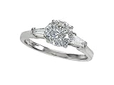 0.25 (1/4) cttw Diamond Baguette Ring LIFETIME WARRANTY