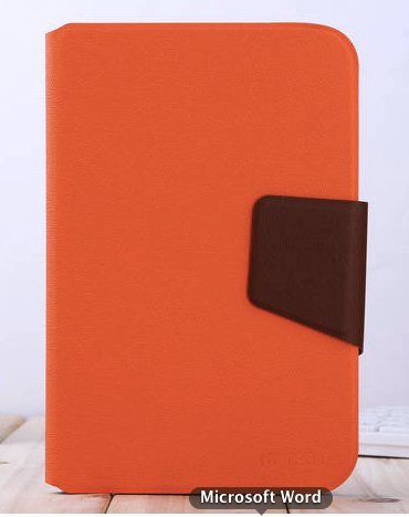  Stand Case cover for Samsung Galaxy GT - N5100 note 8.0 Android Table - Orange inner Brown