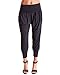 Ladies Fold-Over Banded Waist Tapered Ankles Harem Pants, Multiple Colors