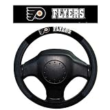 NHL Philadelphia Flyers Poly-Suede Steering Wheel Cover